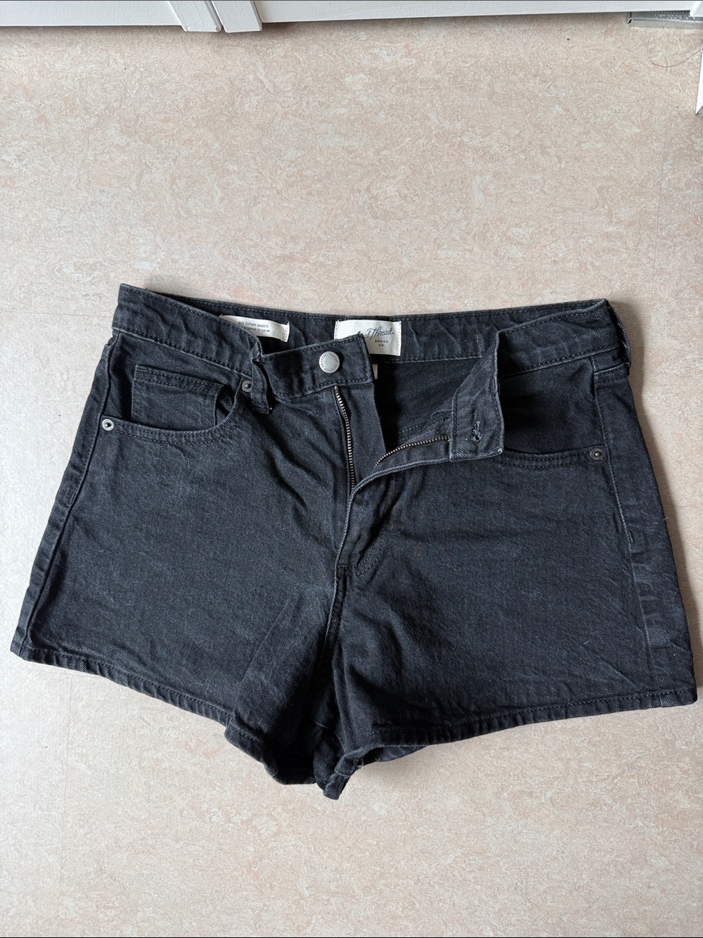 Universal Thread Black Denim Jean Shorts